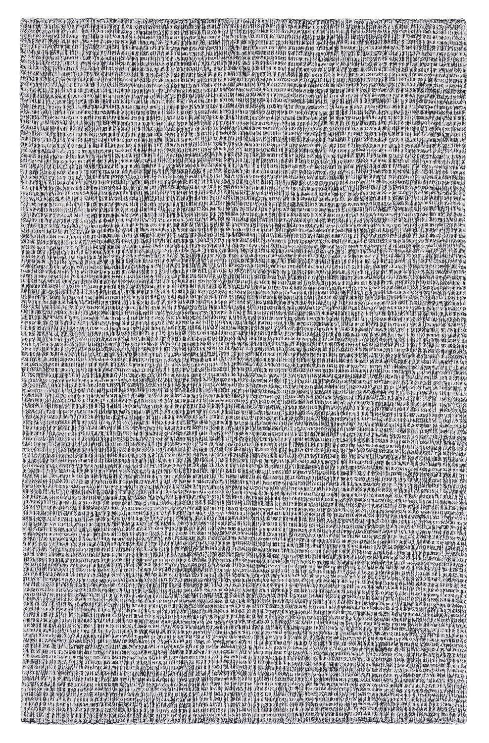 Abstract ABT468 Handmade Indoor Area Rug - Black/Ivory - 8'x10' - Safavieh