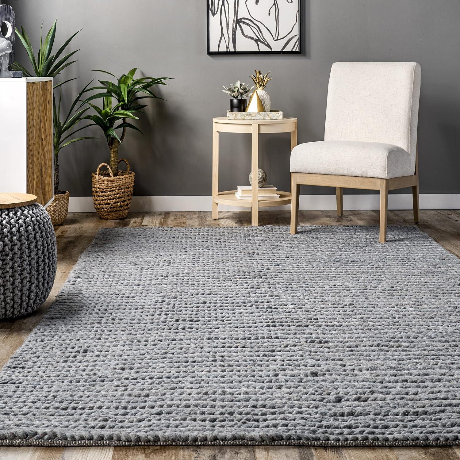 Nuloom Penelope Braided Wool Indoor Area Rug