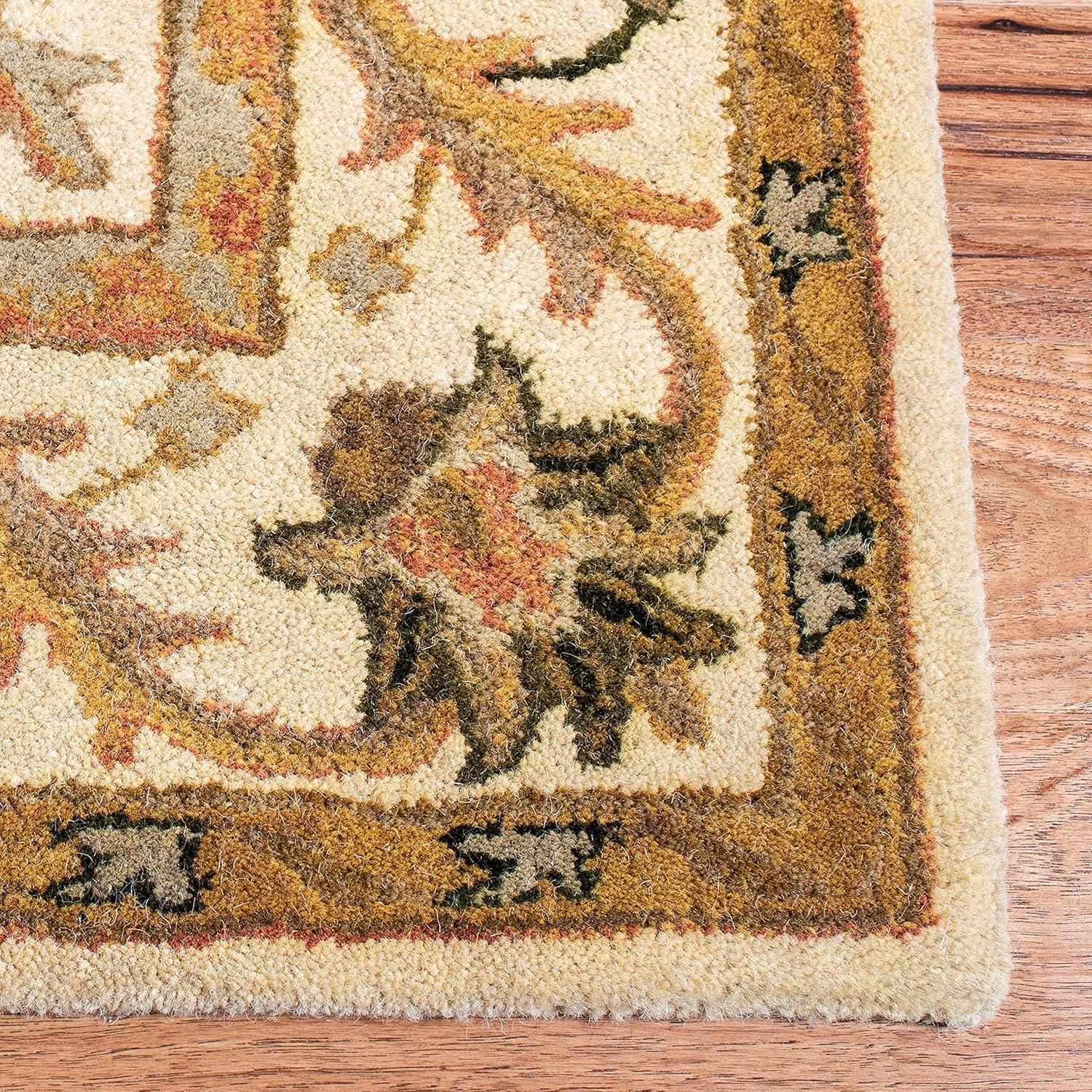 Antiquity AT52 Hand Tufted Indoor Area Rug - Gold - 4'x6' - Safavieh