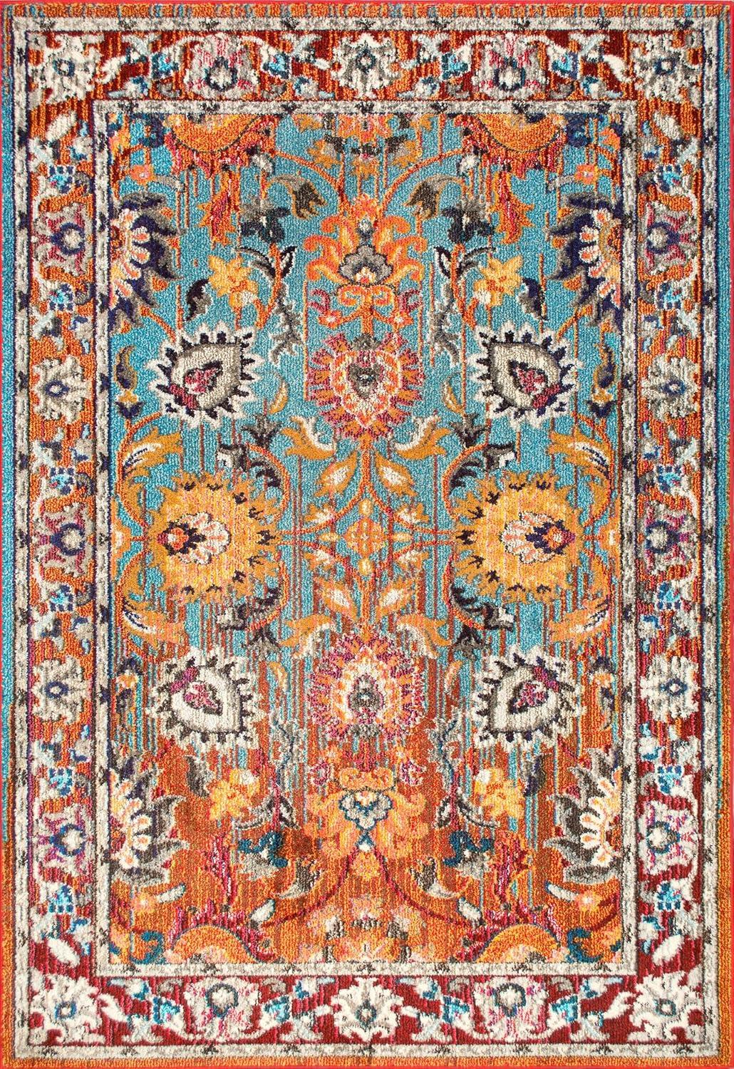 nuLOOM Mallory Floral Runner Rug, 2' 6" x 8', Multi