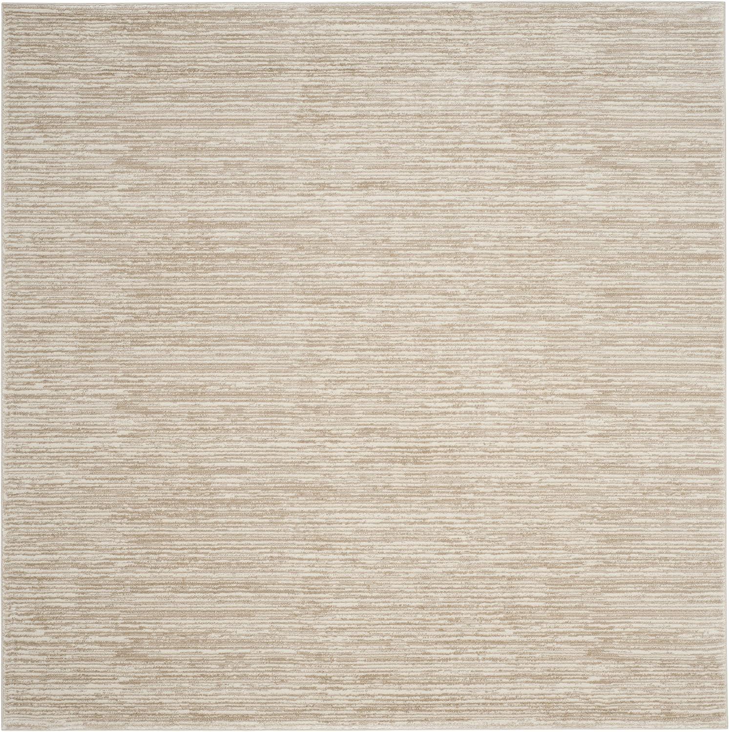 SAFAVIEH Vision Adrasteia Overdyed Solid Area Rug, Cream, 5' x 5' Square