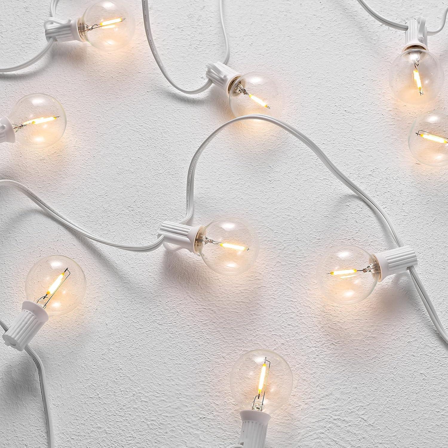 Chiera White LED Outdoor Globe String Lights