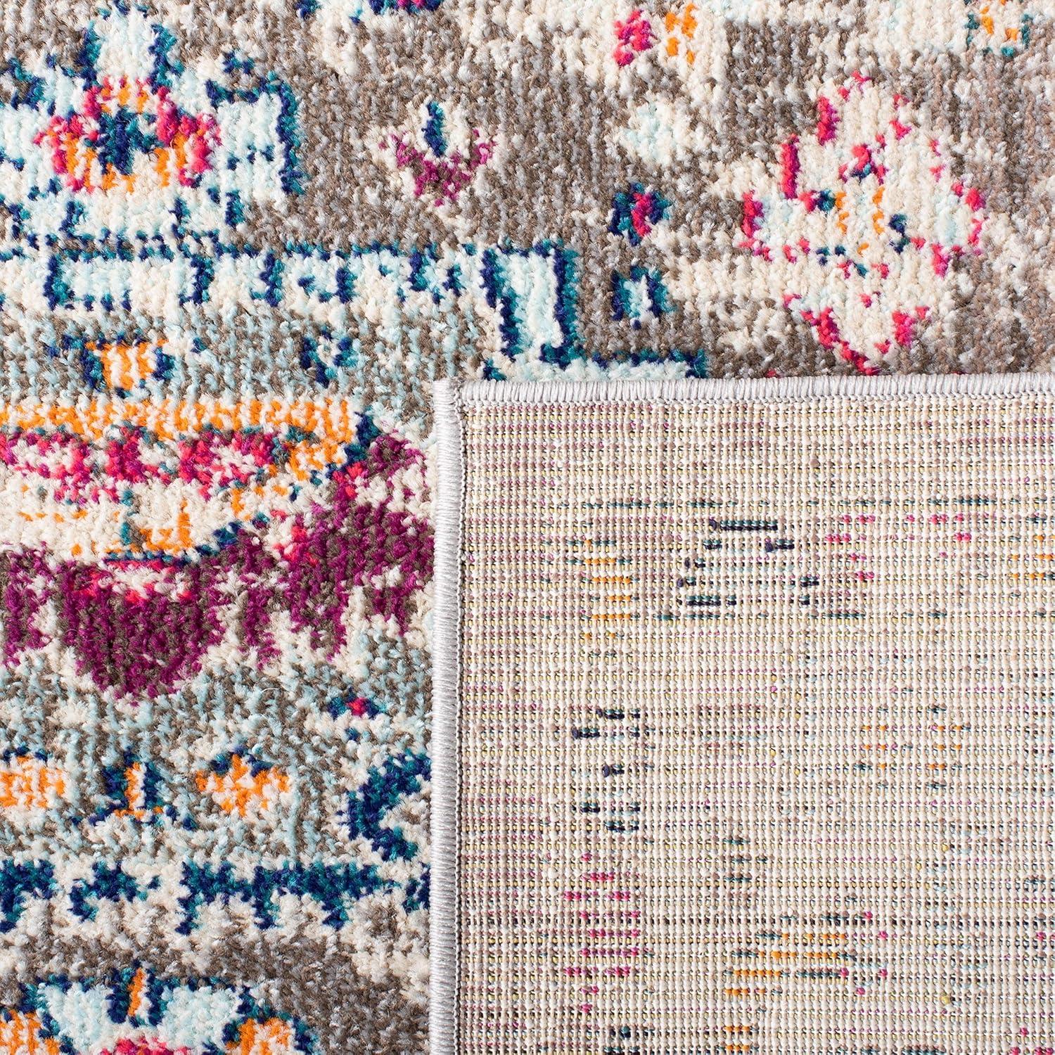 Madison MAD468 Power Loomed Indoor Area Rug - Taupe/Ivory - 8'x10' - Safavieh