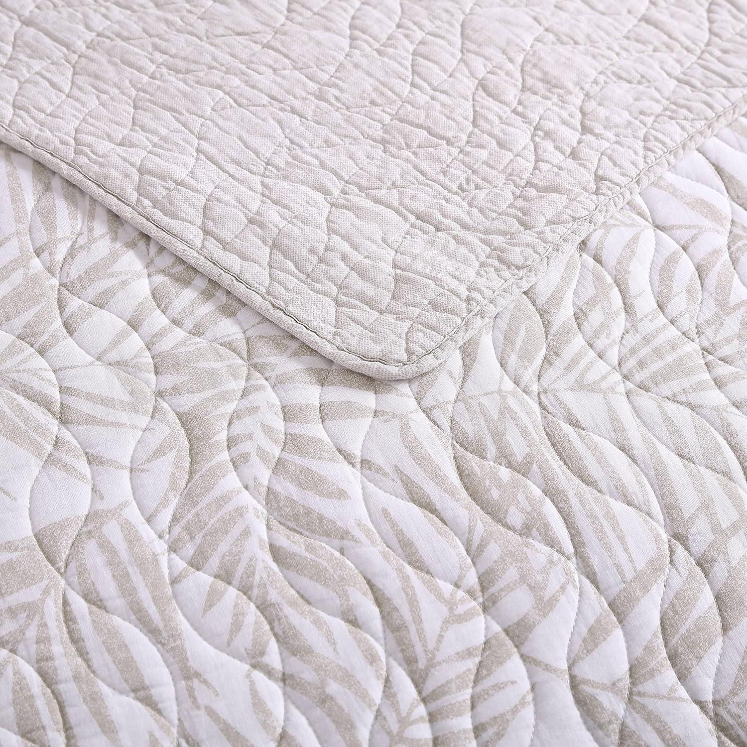 Tommy Bahama Palmday Cotton Reversible Quilt Set