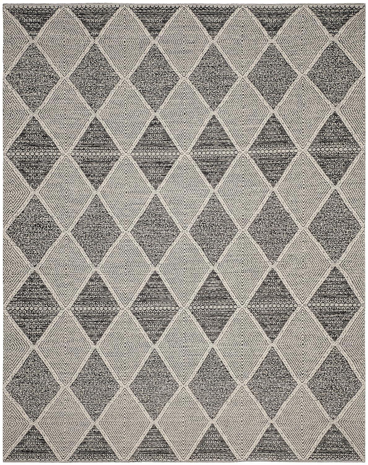 Montauk MTK822 Hand Woven Indoor Area Rug - Black - 6'x9' - Safavieh.