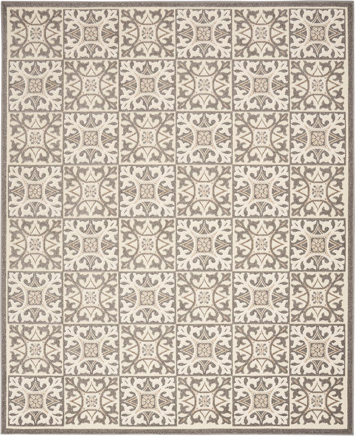 Nourison Aloha Modern Mosaic Outdoor Rug