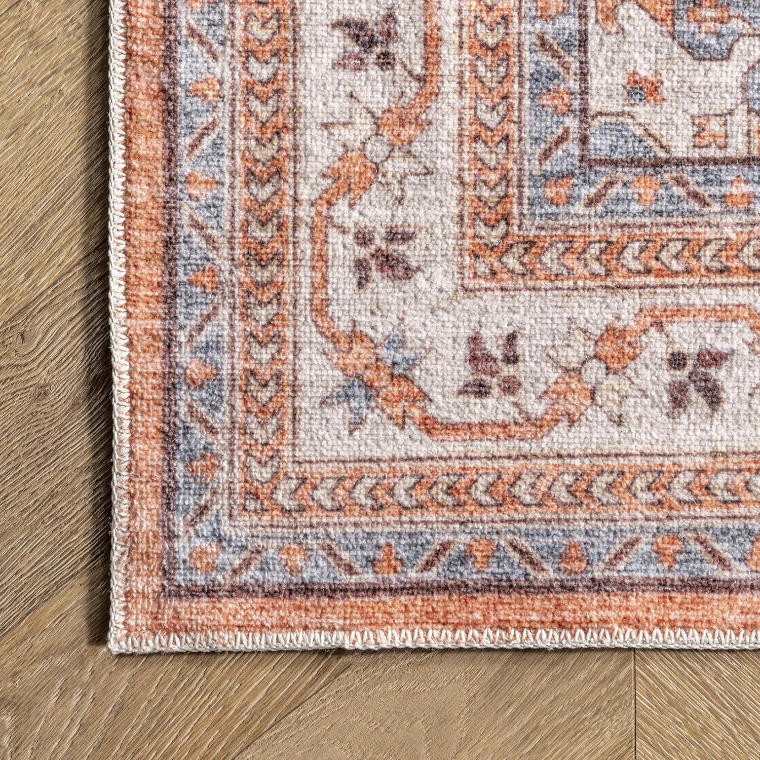 nuLOOM Sky Machine Washable Global Inspired Area Rug