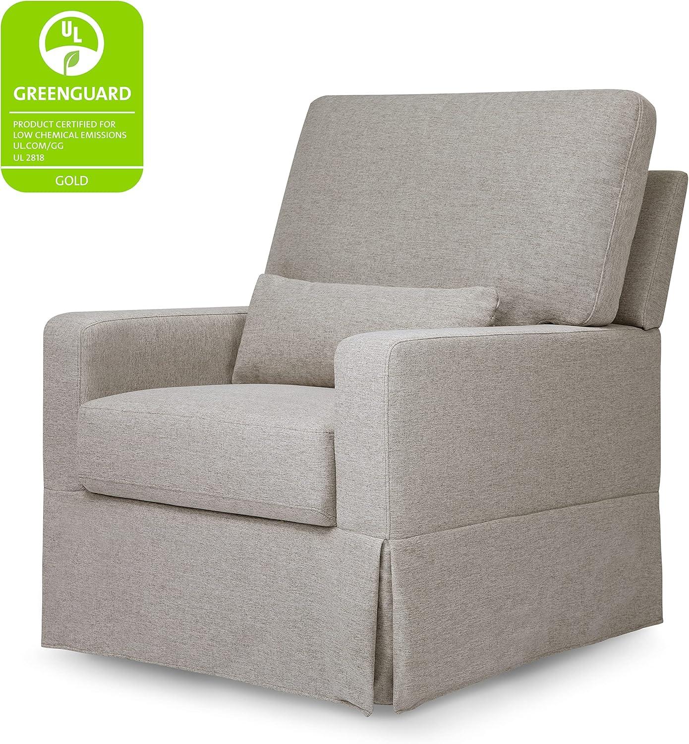 Crawford Upholstered Swivel Glider