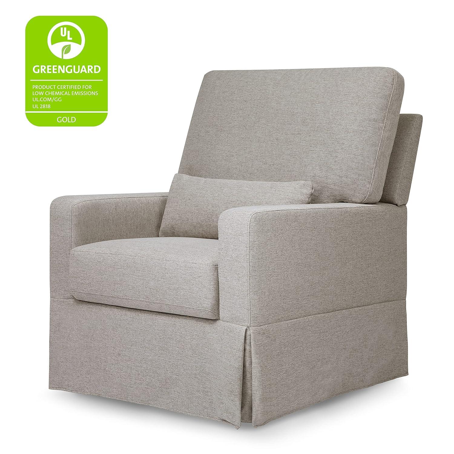 Crawford Upholstered Swivel Glider