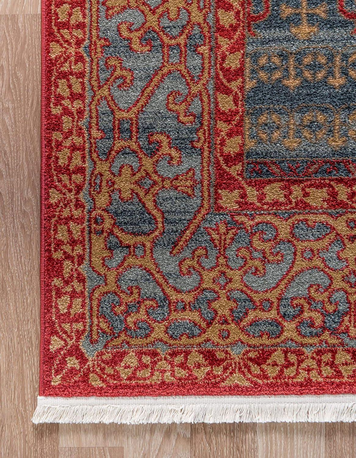 Unique Loom 3' 3 x 5' 3 Palace Saray Navy Blue Area Rug