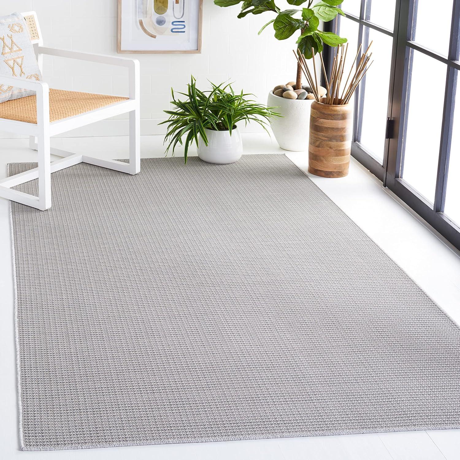 Martha Stewart Hampton - MSR4490 - Indoor Power Loomed Area Rugs - Grey - 5'1"x7'6"