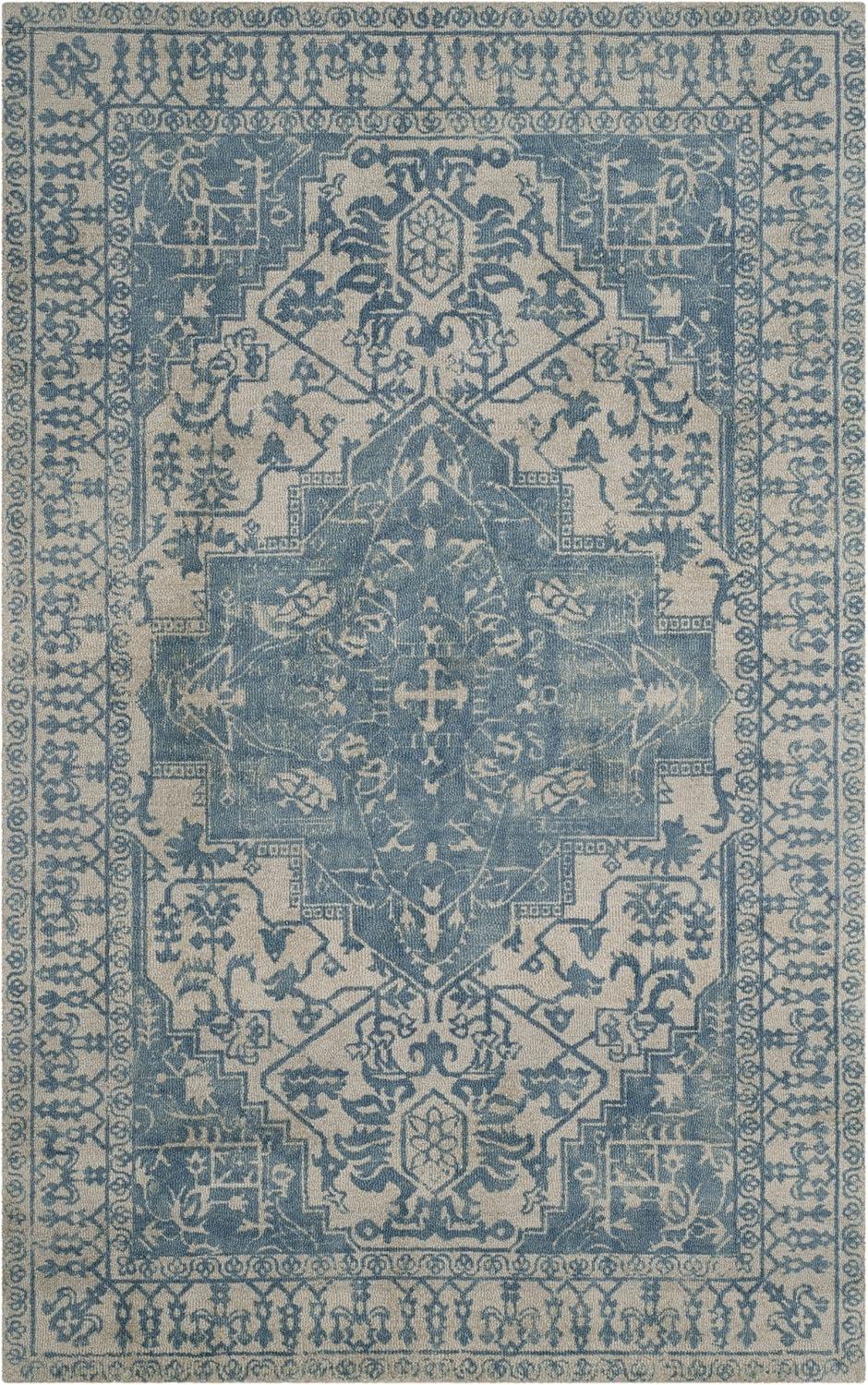 Restoration Vintage RVT421 Hand Tufted Area Rug  - Safavieh