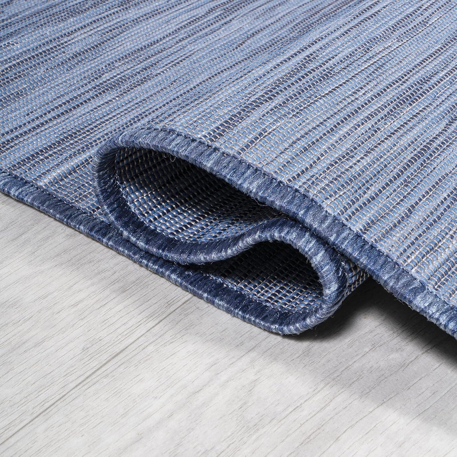 Ethan Modern Flatweave Solid  Area Rug  - JONATHAN Y