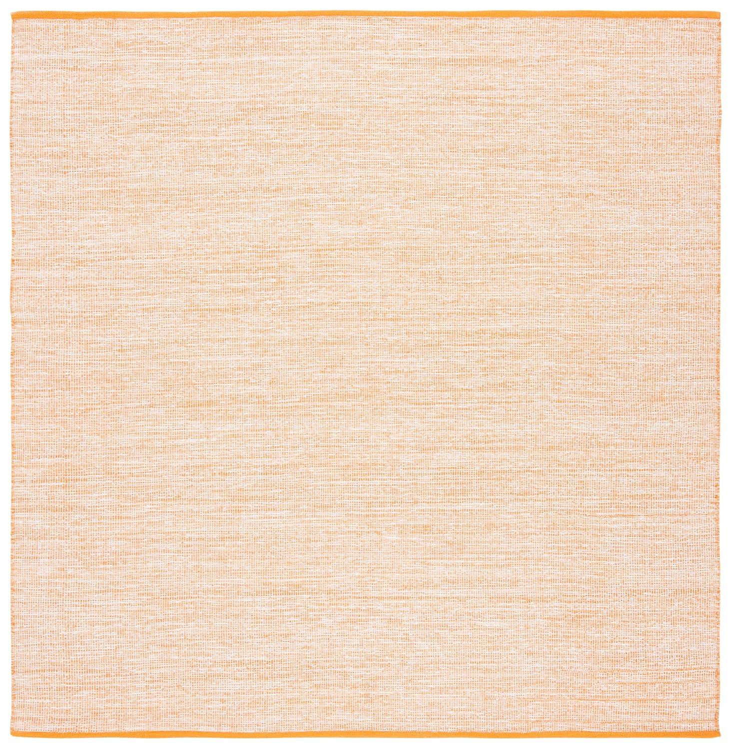 Montauk MTK250 Hand Woven, Flat Weave Indoor Area Rug - Orange - 6'x6' - Safavieh