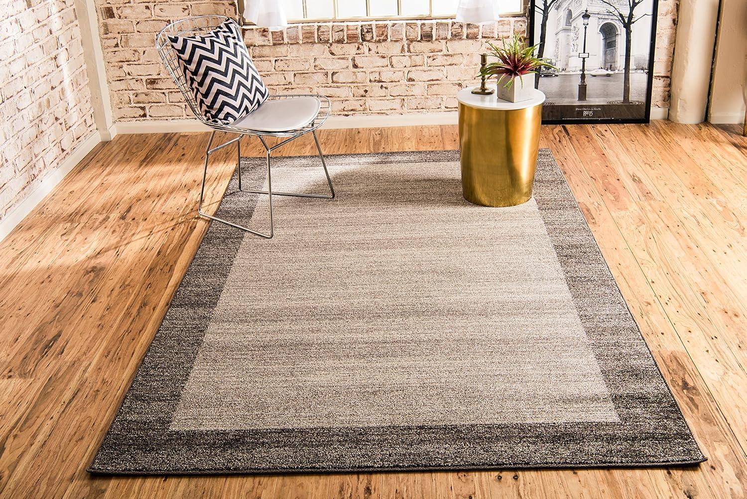 Unique Loom Del Mar Abigail Solid Indoor Woven Area Rug