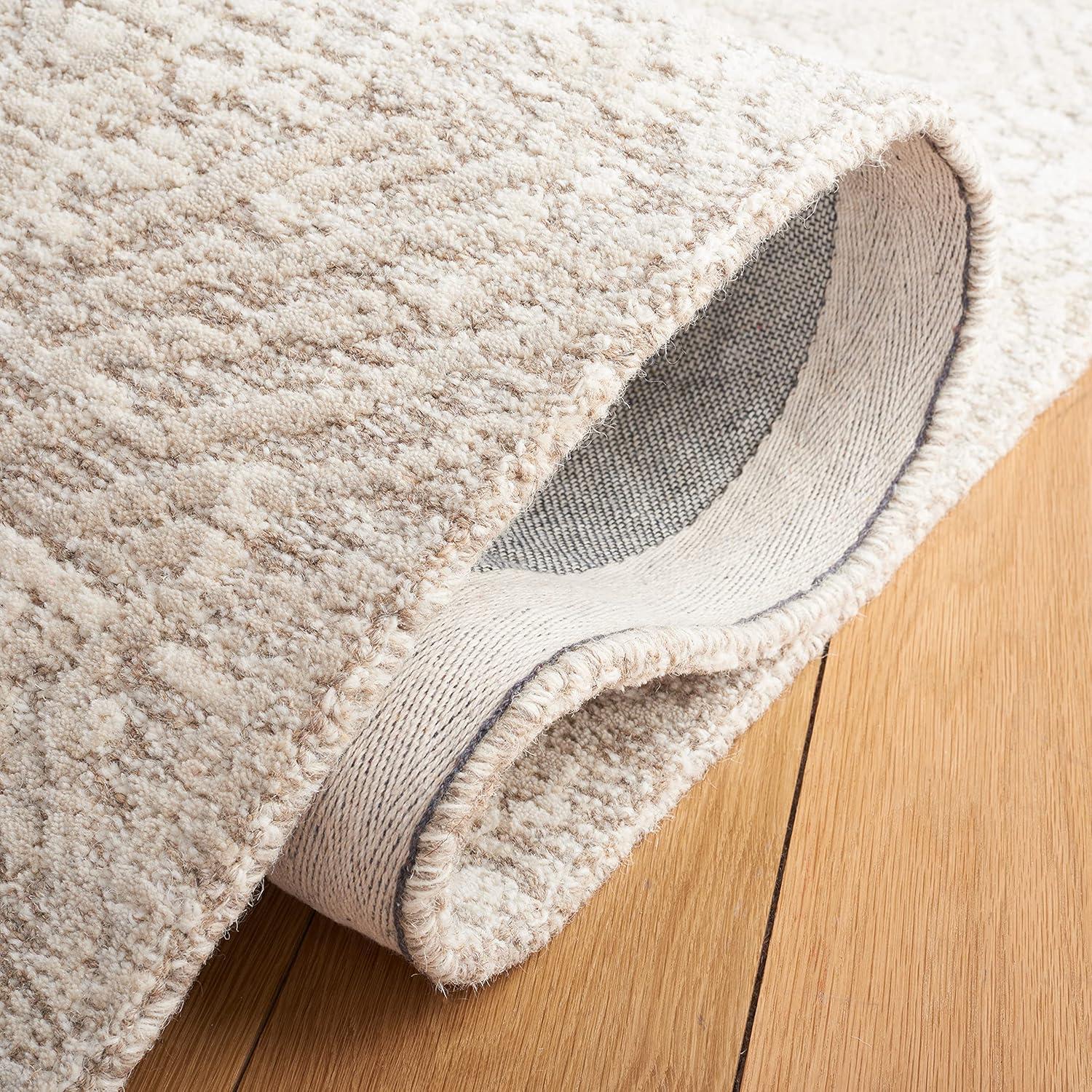 Metro MET905 Hand Tufted Area Rug - Natural/Ivory - 8'x10' - Safavieh.