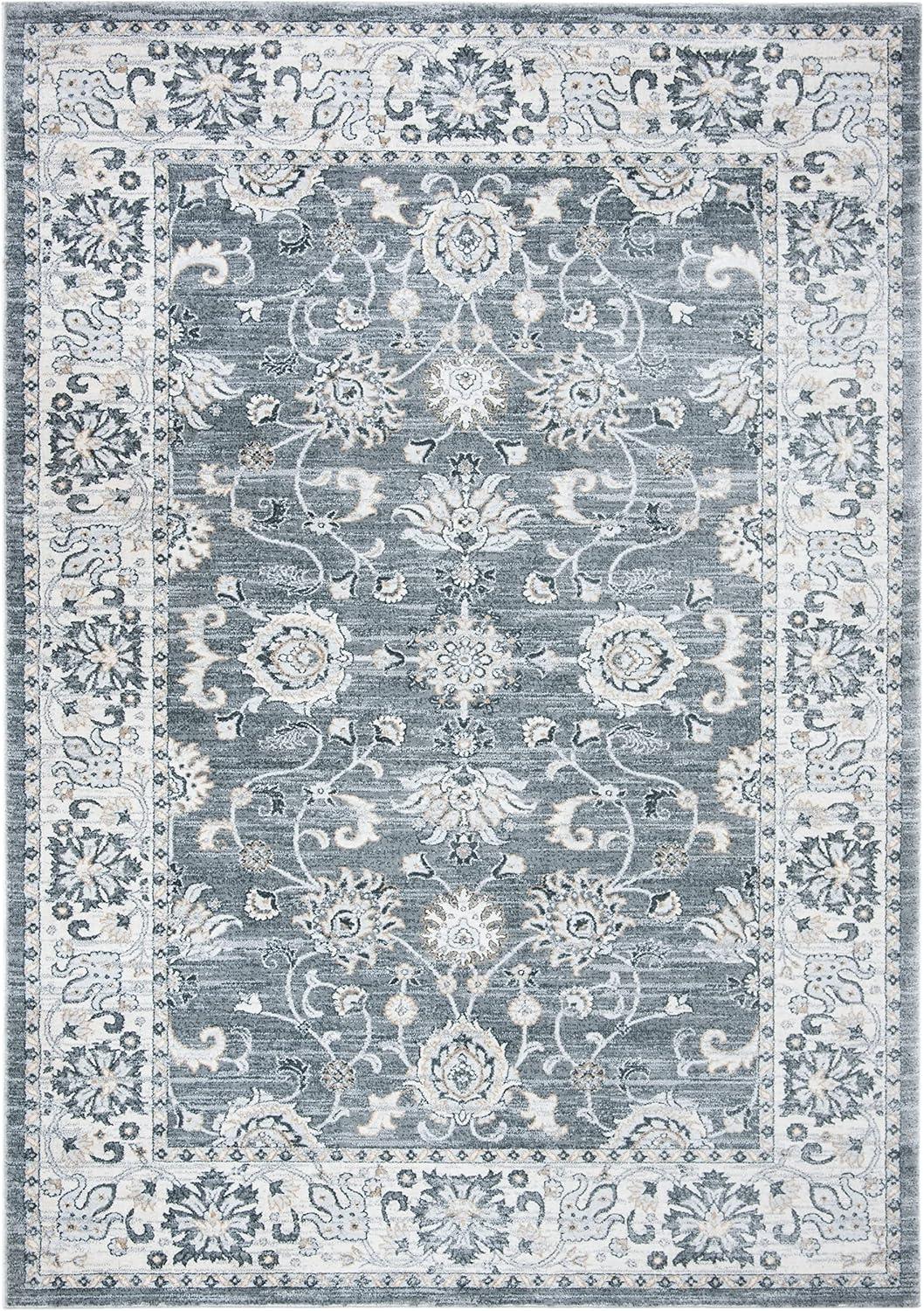 SAFAVIEH Isabella Kiana Oriental Area Rug, Light Blue/Cream, 10' x 14'