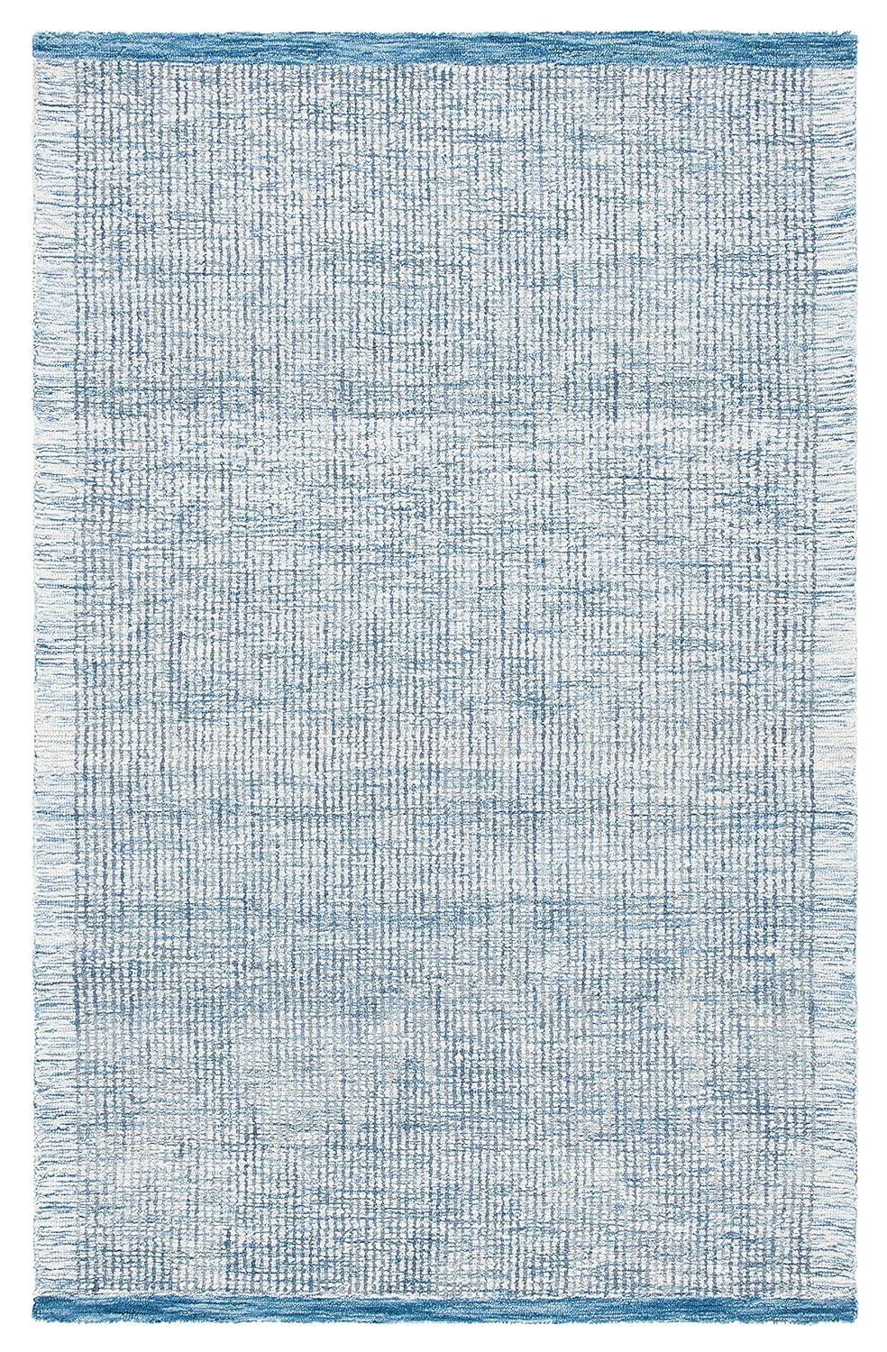 Metro MET151 Hand Tufted Indoor Area Rug - Ivory/Blue - 4'x6' - Safavieh
