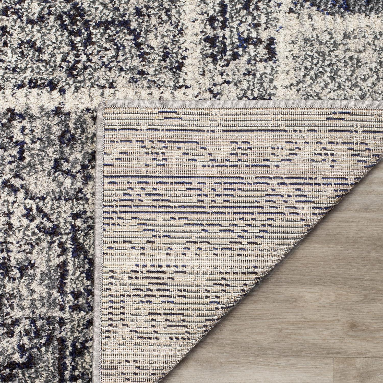Monaco MNC216 Power Loomed Indoor Area Rug - Grey/Multi - 8'x11' - Safavieh