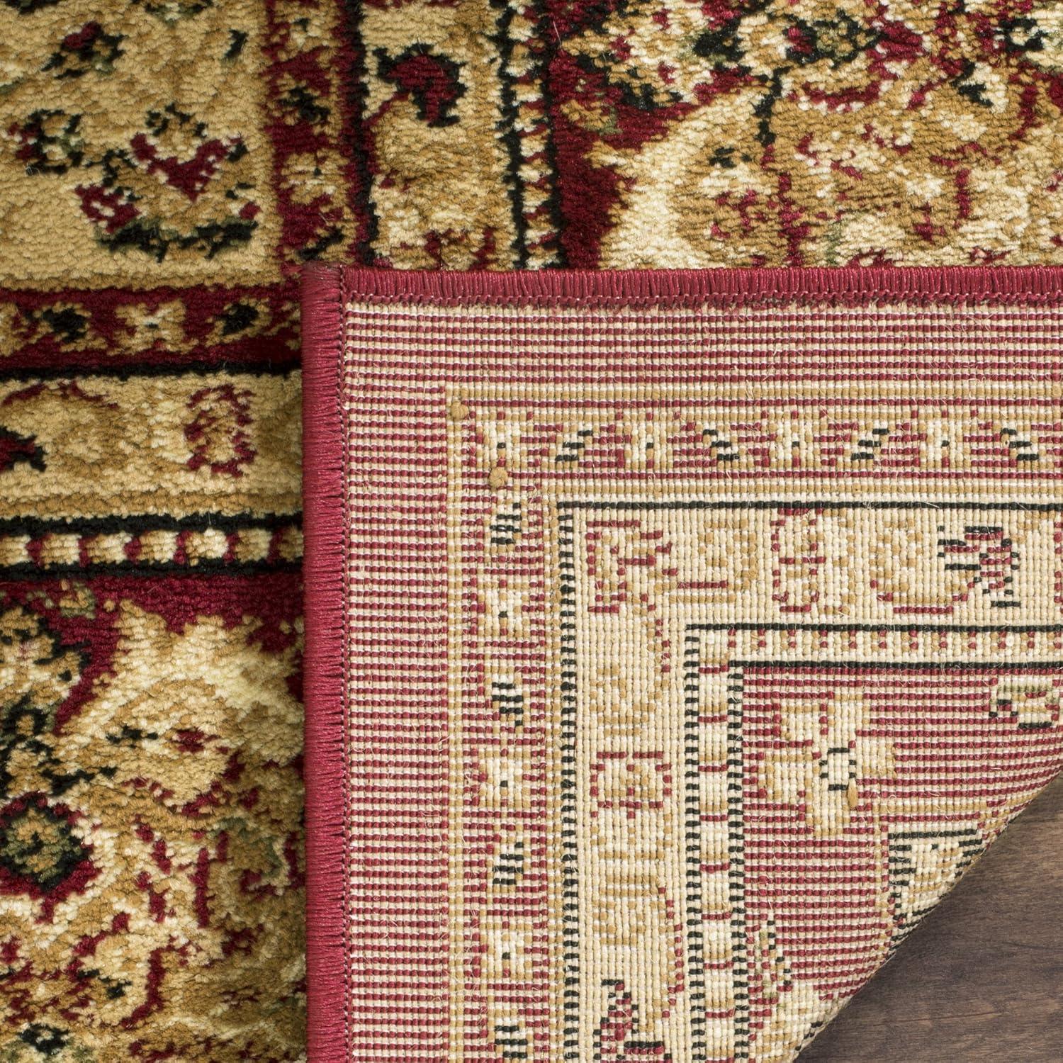 Lyndhurst LNH221 Power Loomed Area Rug - Multi/Red - 5'3"x7'6" - Safavieh