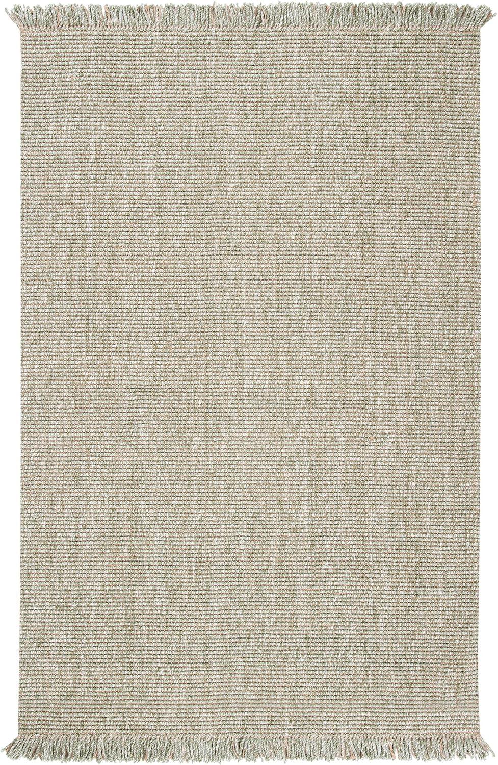 Natural Fiber NF826 Hand Woven Indoor Area Rug - Green/Natural - 5'x8' - Safavieh