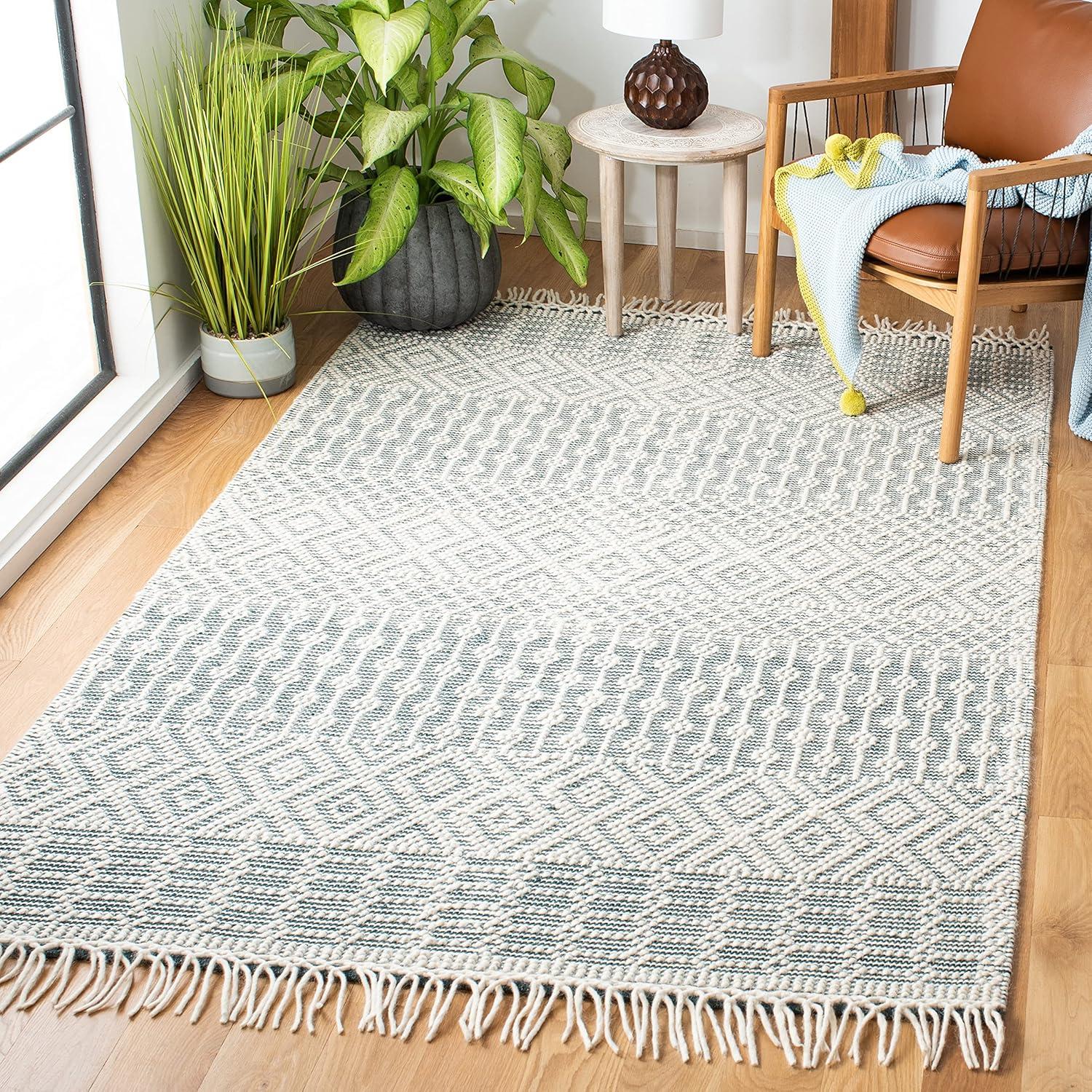 Flatweave Wool Moroccan Rug