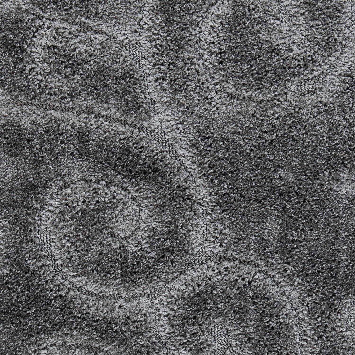 Florida Shag SG455 Power Loomed Indoor Area Rug - Grey - 5'3"x7'6" - Safavieh.