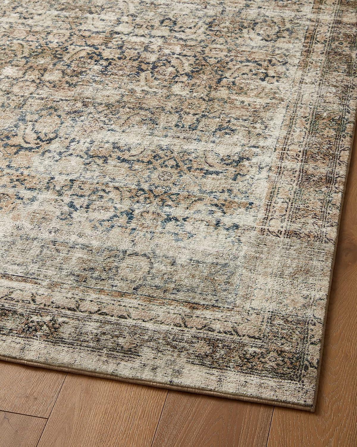 Amber Lewis x Loloi Morgan Navy / Sand Area Rug feat. CloudPile