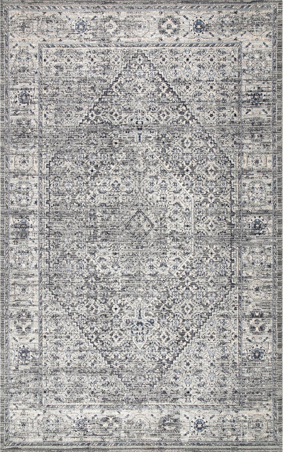 Nuloom Vintage Medallion Doris Indoor Area Rug