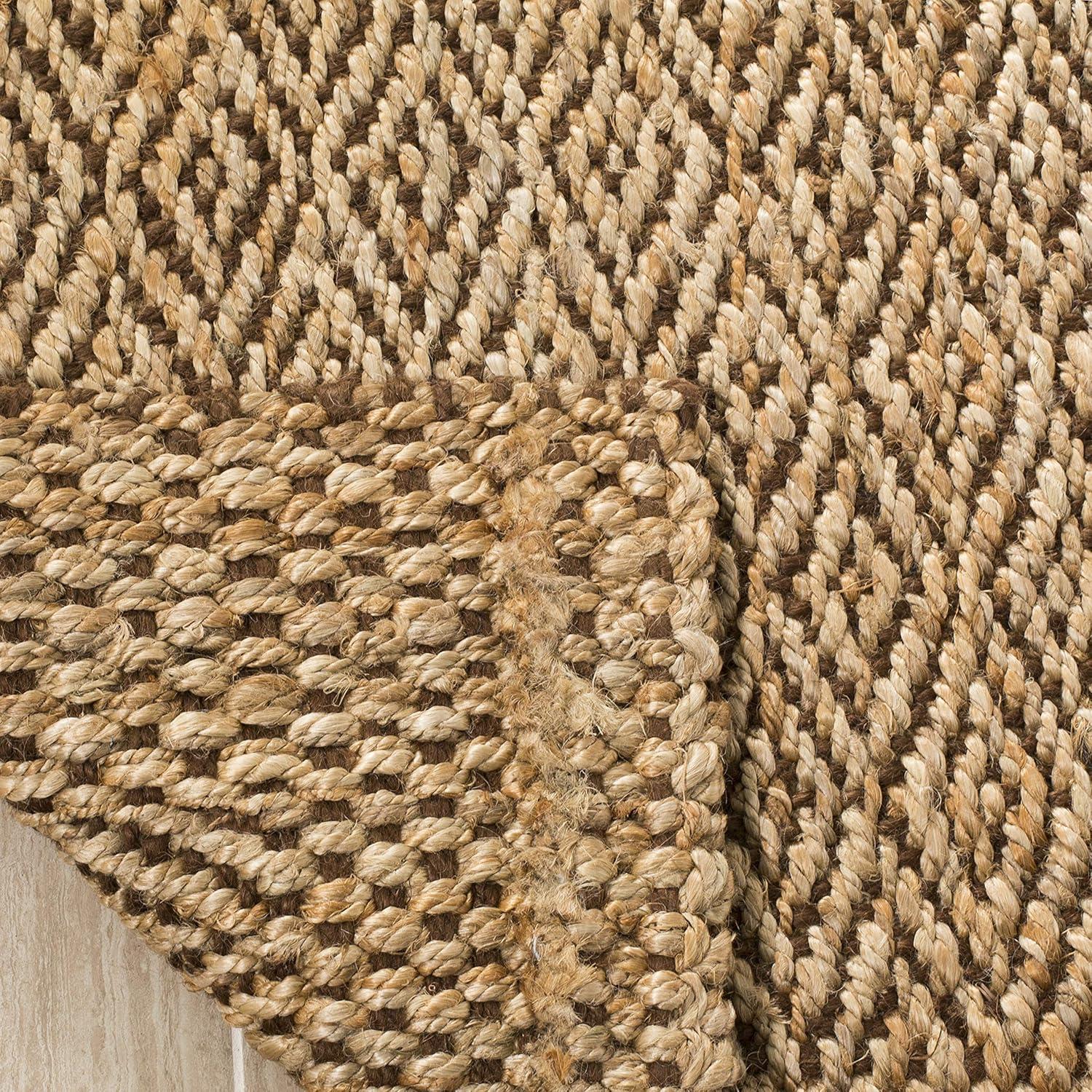 Natural Fiber NF183 Hand Woven Indoor Runner Rug - Natural/Brown - 2'3"x8' - Safavieh.