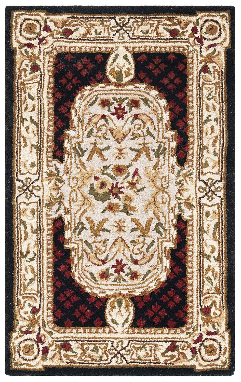 Classic CL755 Hand Tufted Accent Rug Black 3' X 5' - Safavieh