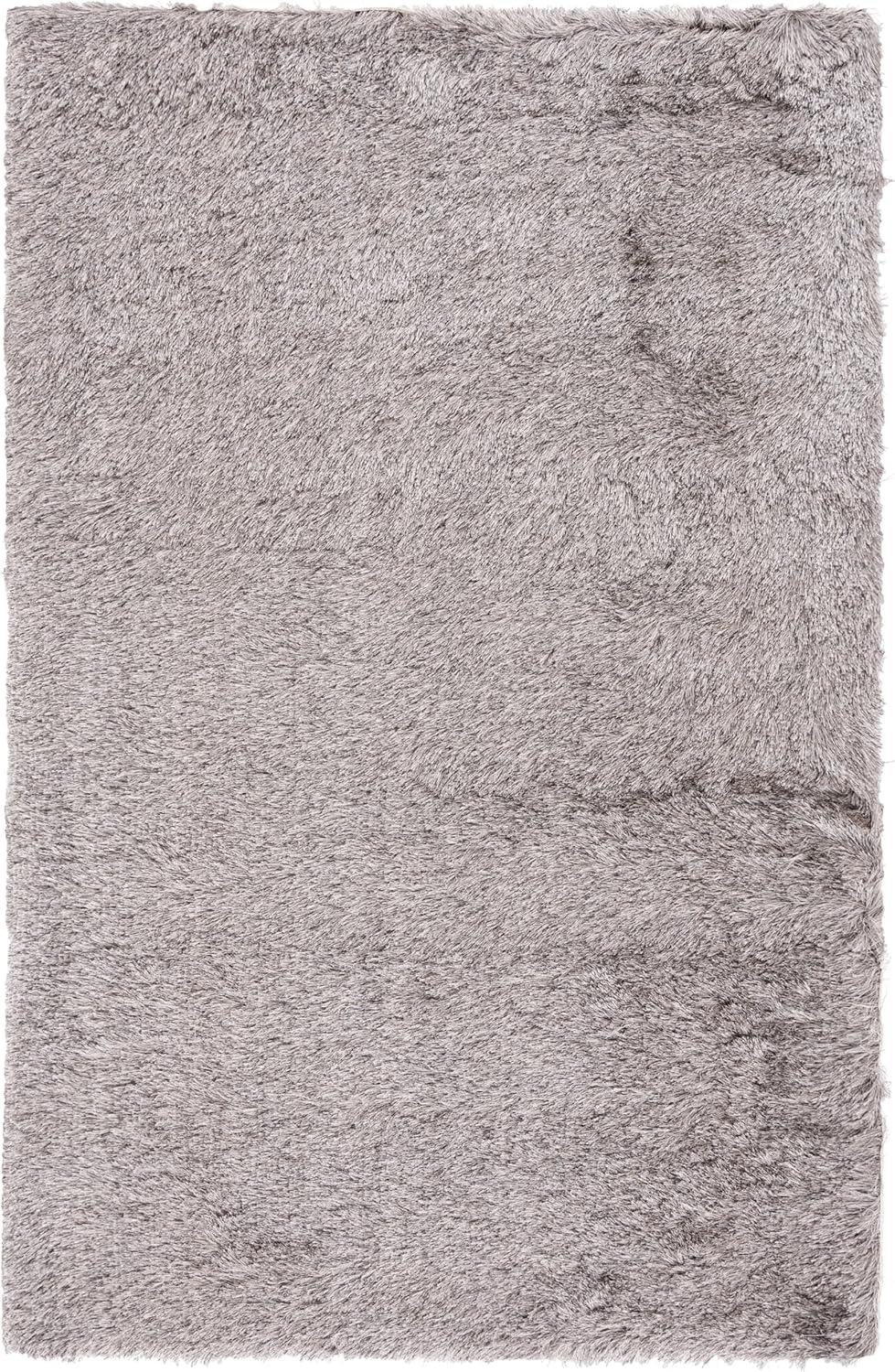 SAFAVIEH Paris Darwin Plush Polyester Shag Area Rug, Sable, 10' x 14'