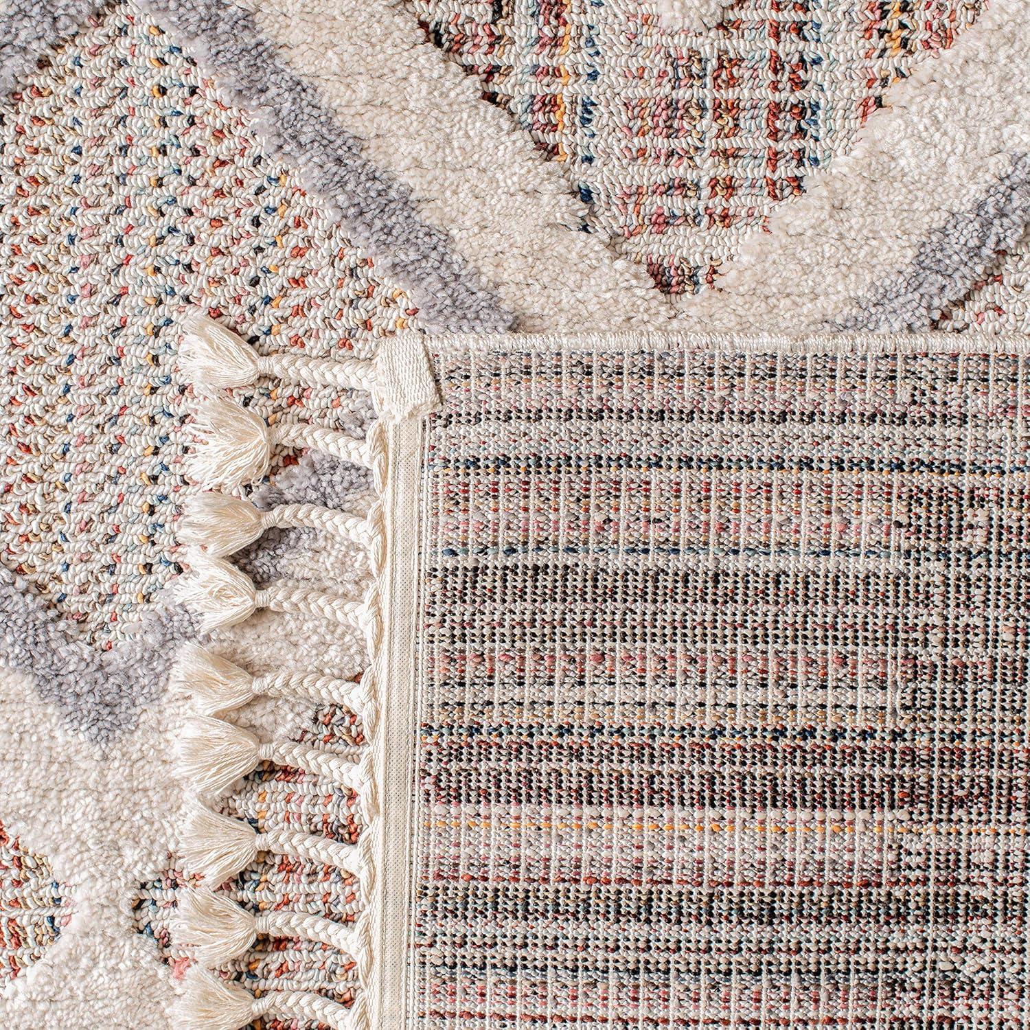 Marrakesh MRK523 Power Loomed Runner Rug - Grey/Multi - 2'2"x10' - Safavieh.