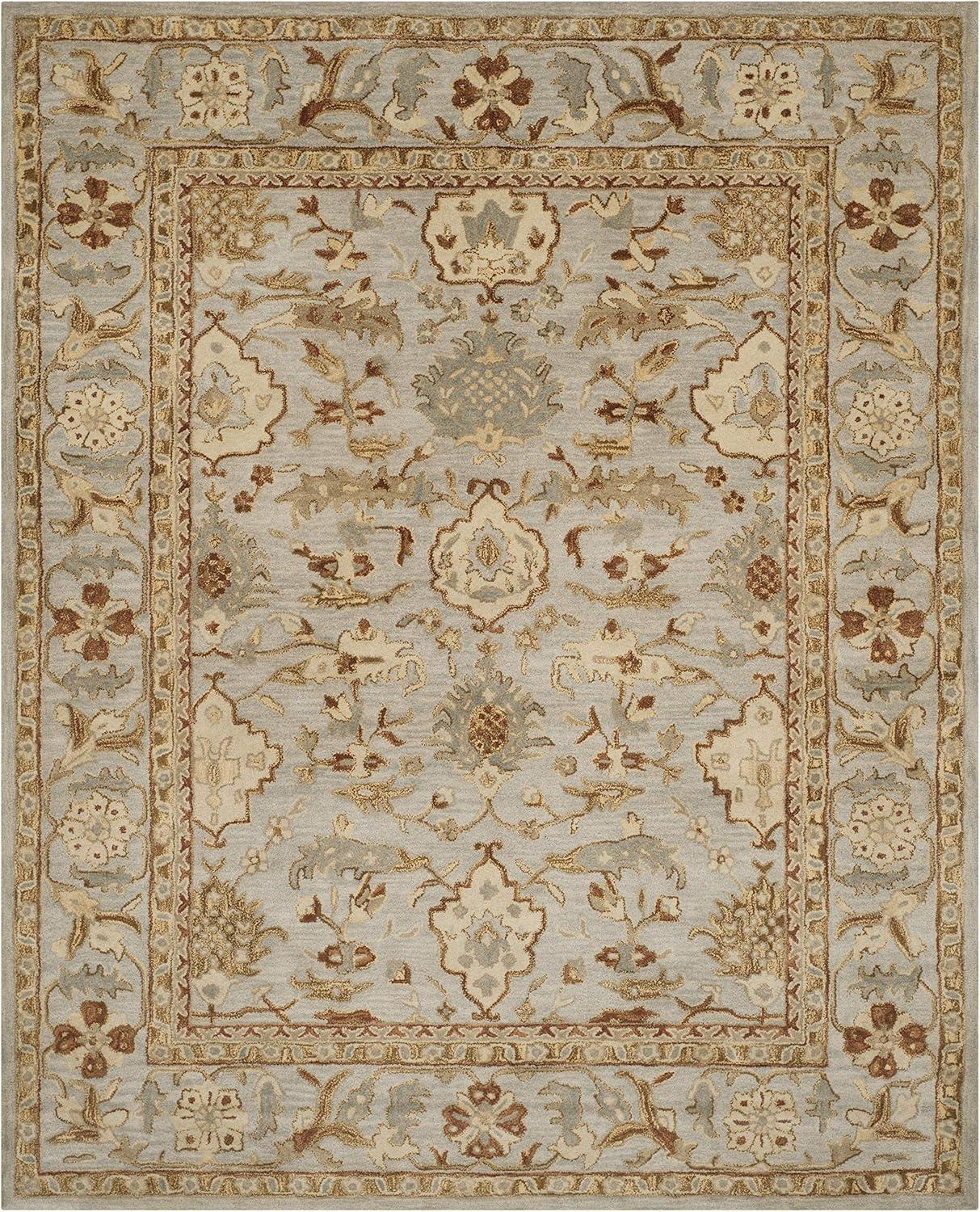 Antiquity AT60 Hand Tufted Area Rug - Light Grey - 8'9"x11'9" - Safavieh.