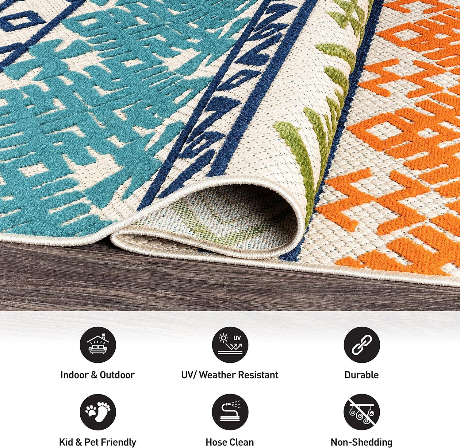 World Rug Gallery Vienna Bohemian Indoor/Outdoor Area Rug