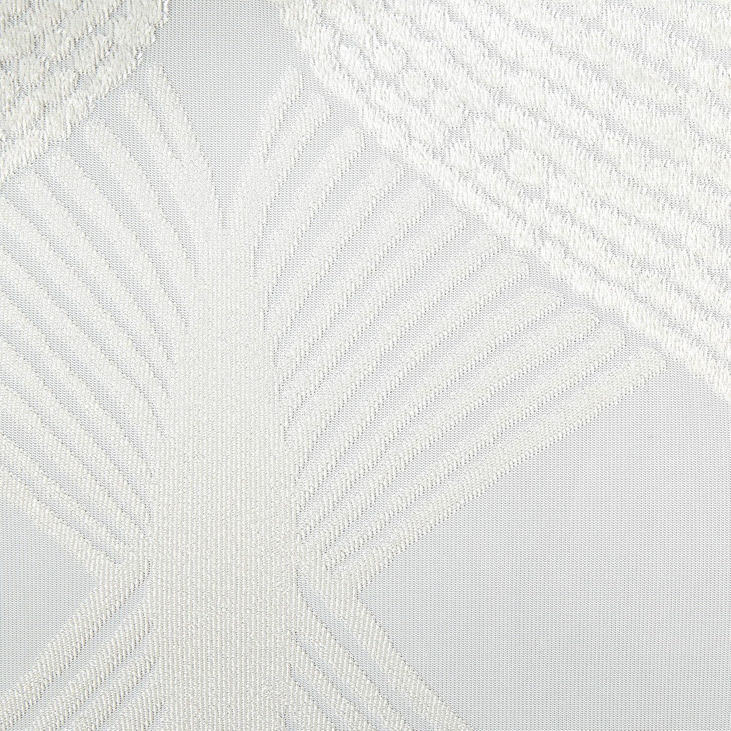 Madison Park Bentley Ogee Knitted Jacquard Geometric Total Blackout Single Curtain Panel
