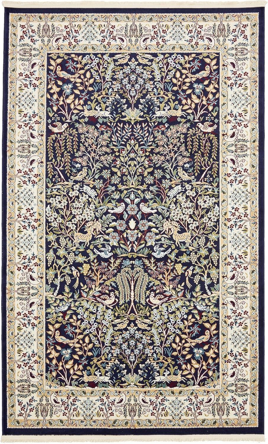 Unique Loom Bristol Narenj Vintage Floral Area Rug or Runner