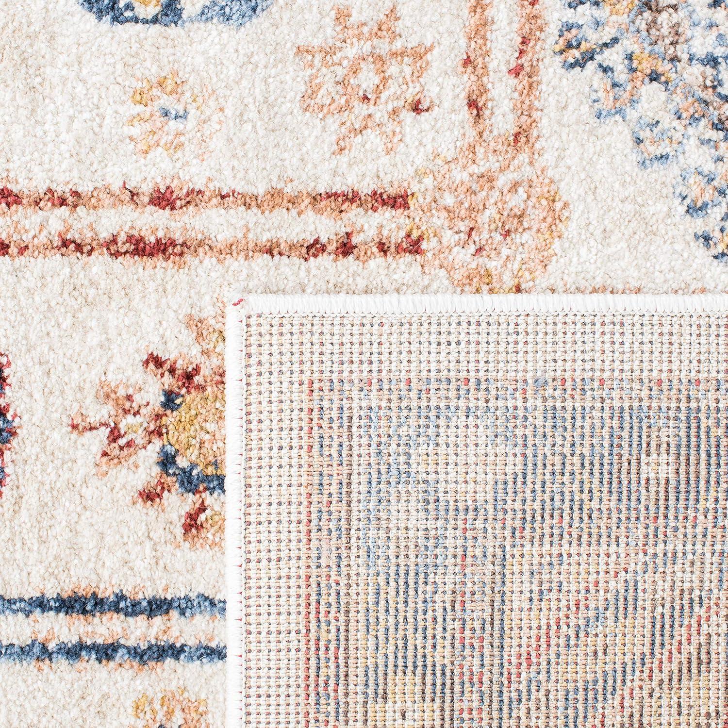 Bijar BIJ653 Power Loomed Indoor Area Rug - Brown/Ivory - 6'7"x9' - Safavieh