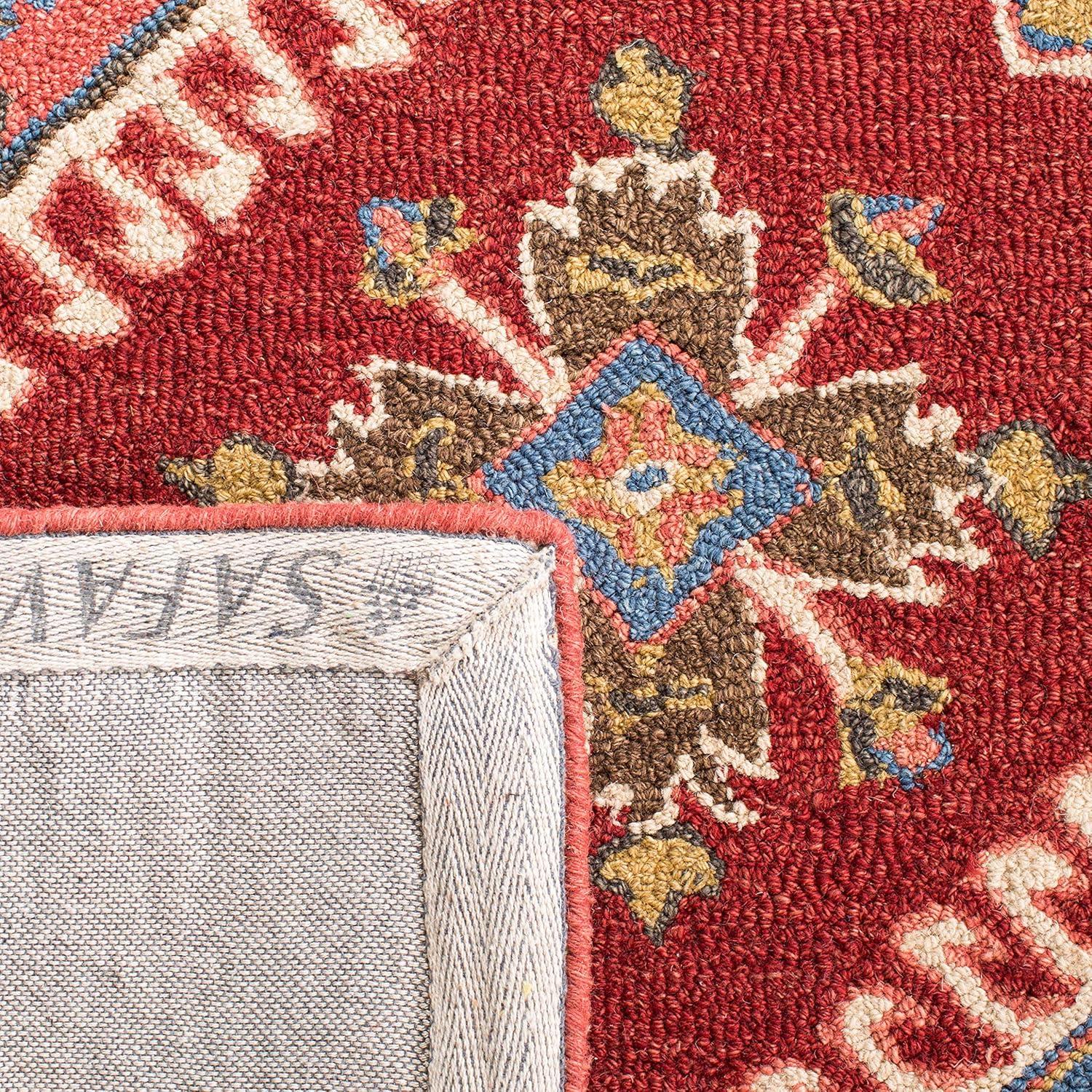 Aspen APN803 Hand Tufted Accent Rug - Red/Blue - 2' X 3' - Safavieh.