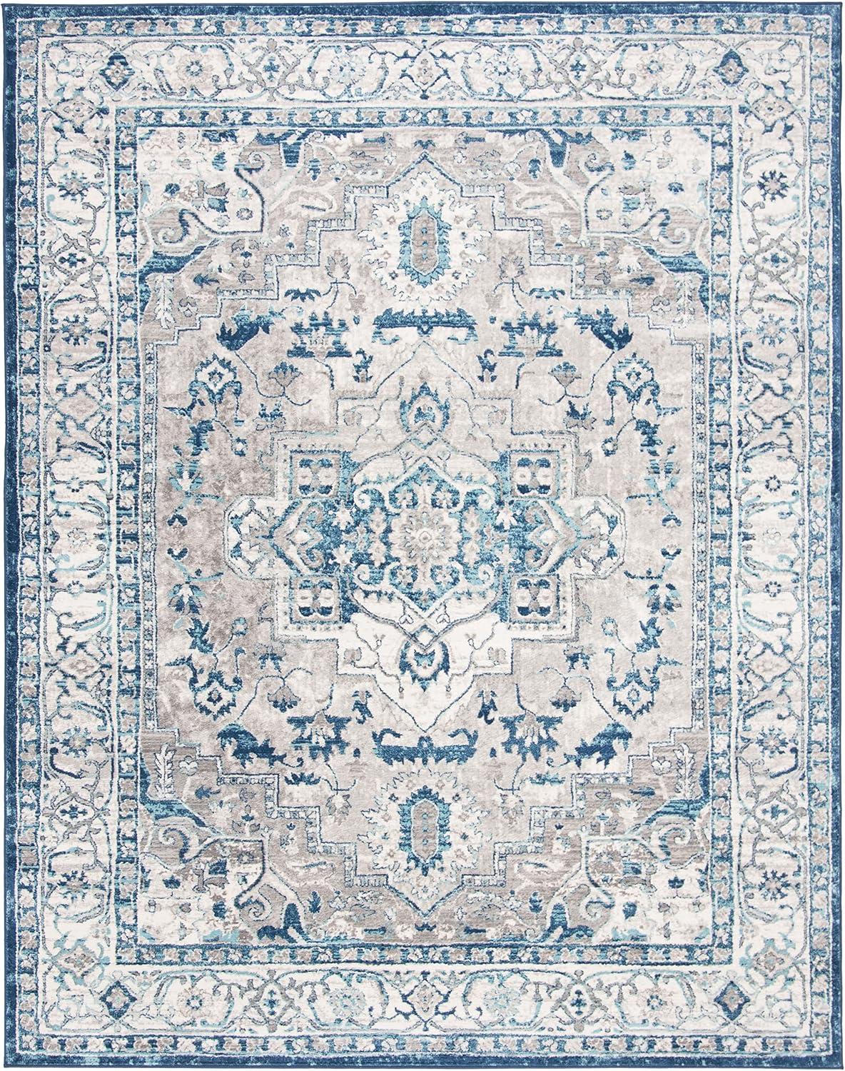 Kelly Clarkson Home Camila Light Gray/Blue Oriental Rug