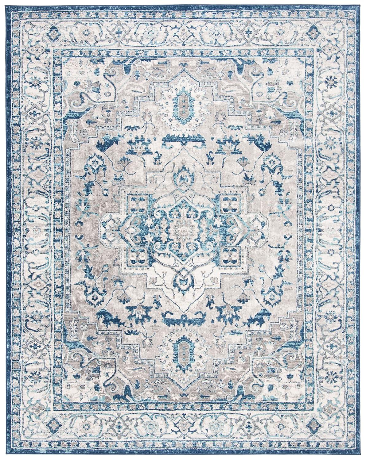 Kelly Clarkson Home Camila Light Gray/Blue Oriental Rug