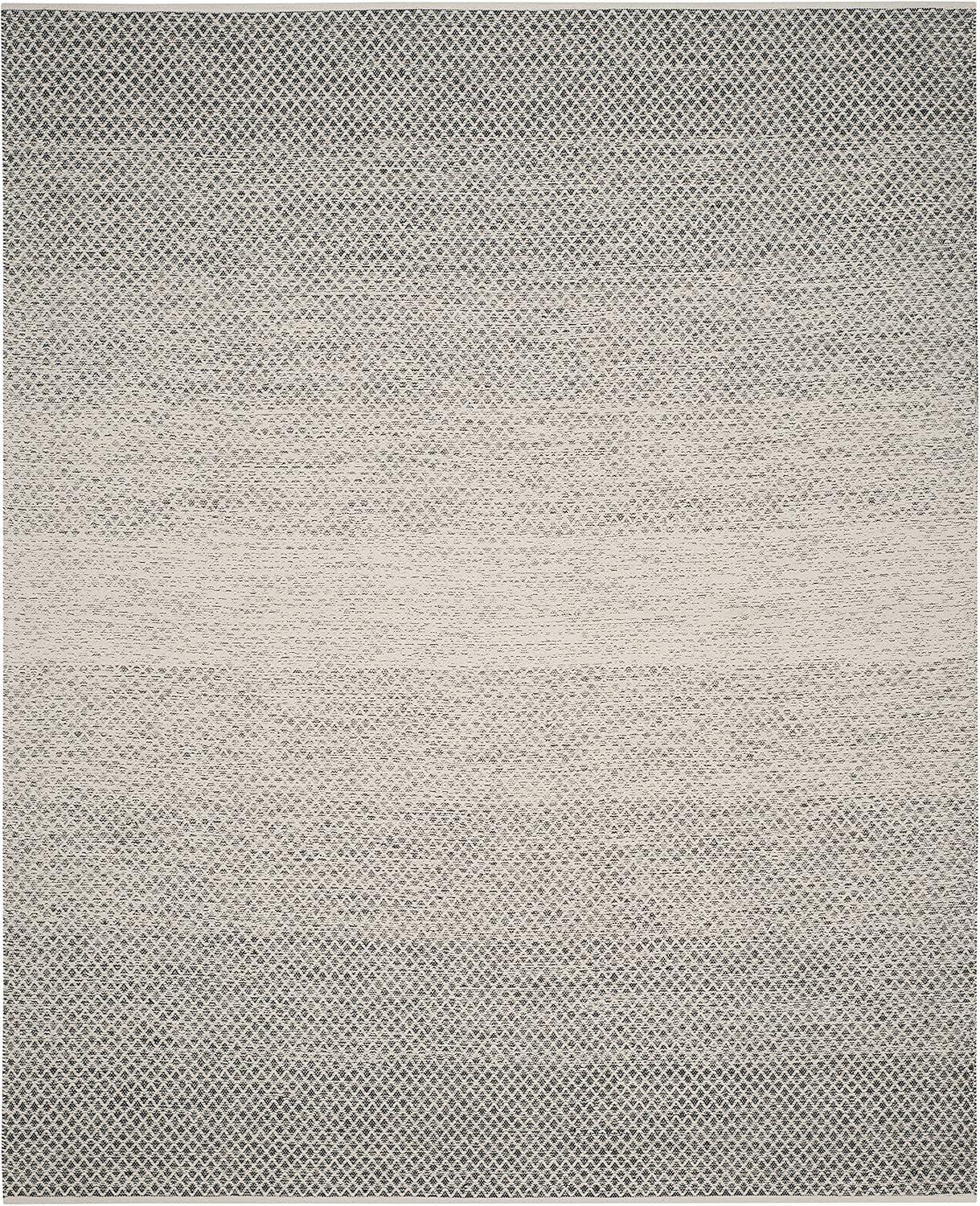 Montauk MTK601 Hand Woven Area Rug - Black/Ivory - 8'x10' - Safavieh.