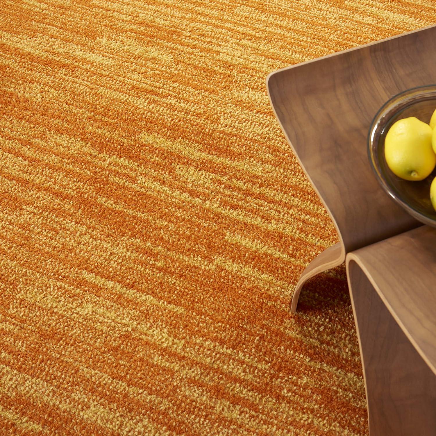 Nourison Essentials Easy Care Indoor Outdoor Area Rug - Sunburst 5' x Square