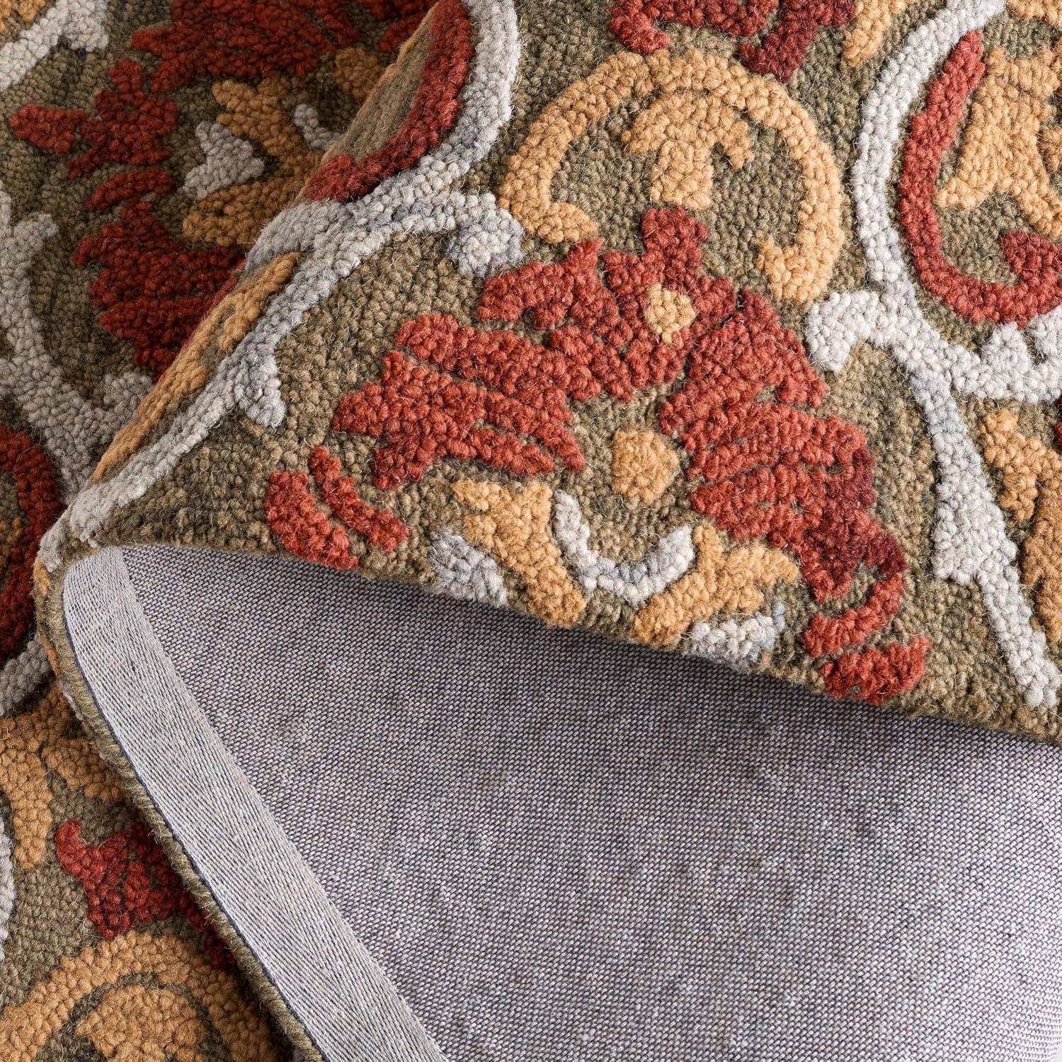 Safavieh Blossom Tufted 80% Wool, 20% Cotton Performance Oriental Rug