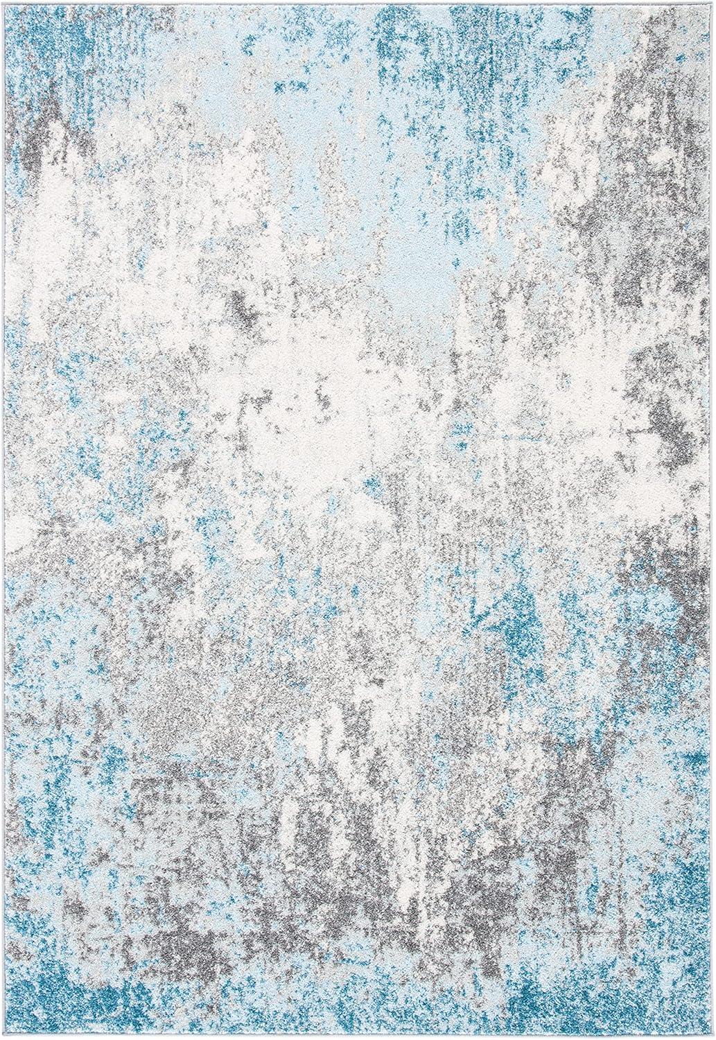 Tulum TUL207 Power Loomed Accent Rug - Grey/Blue - 2'x5' - Safavieh.