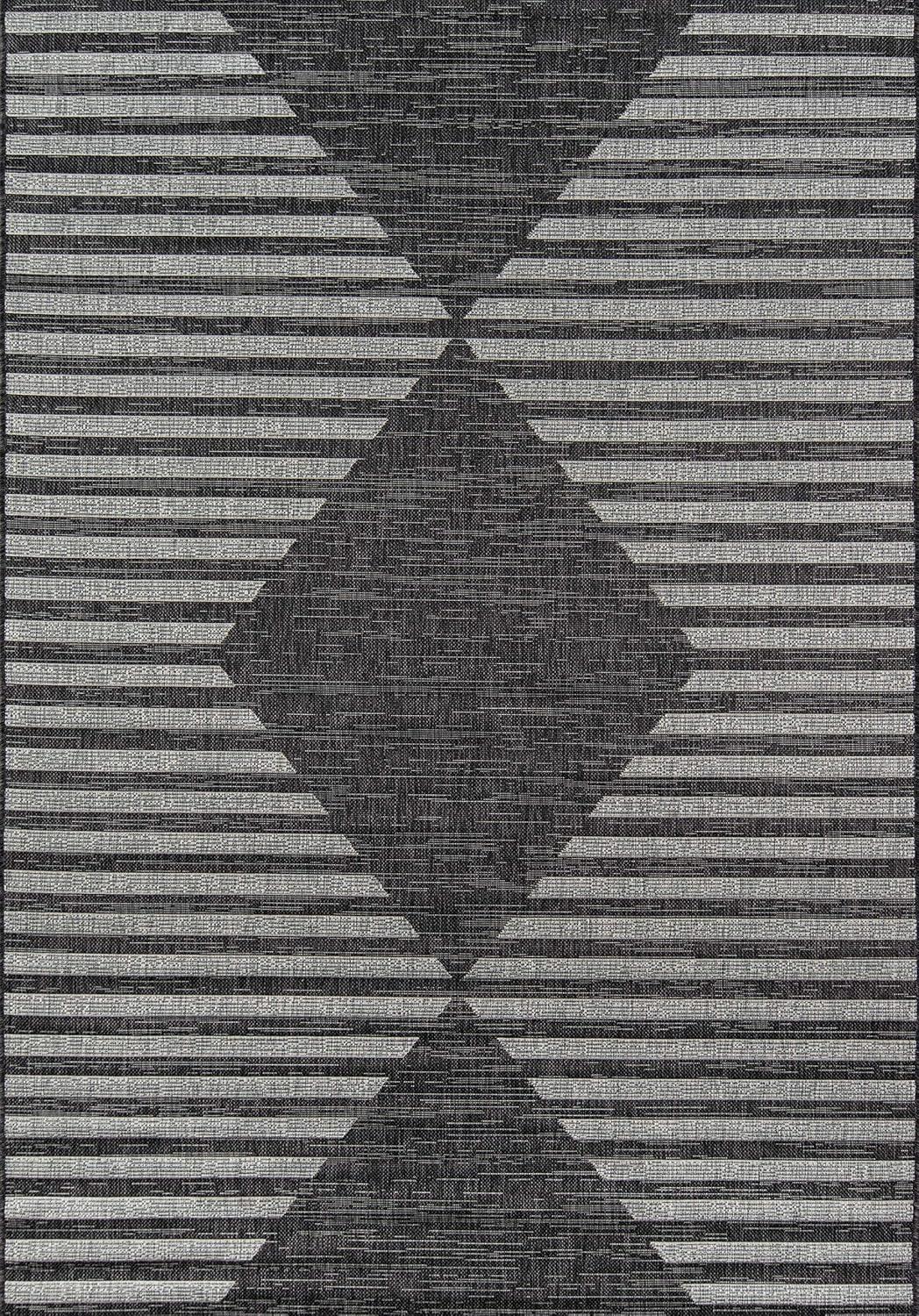 Novogratz Momeni Villa Monaco Geometric Charcoal Area Rug & Reviews | AllModern