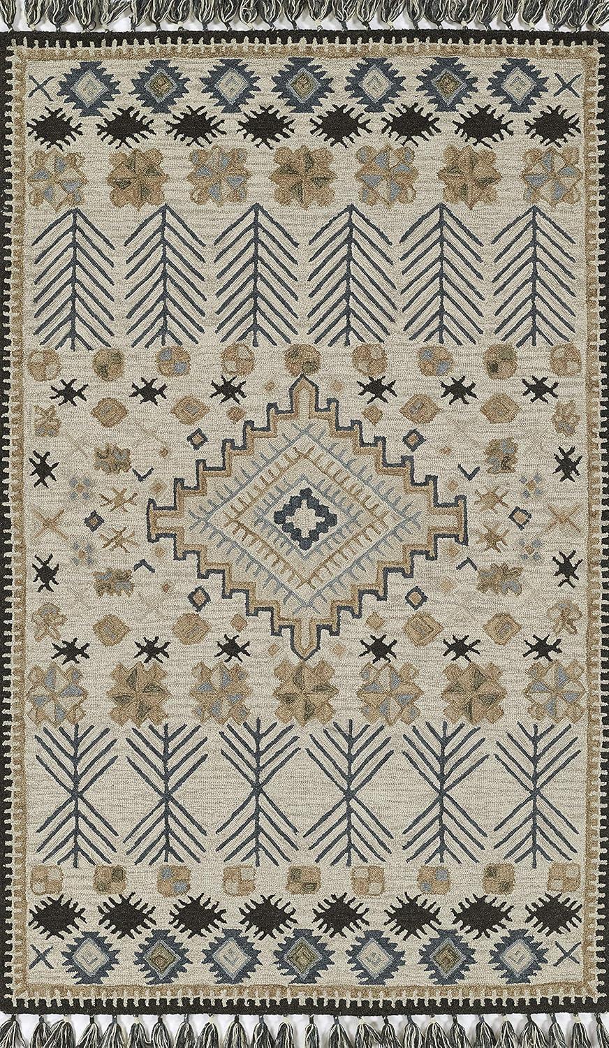 Momeni Tahoe Hand Tufted Wool Transitional Ivory Area Rug 2' X 3'