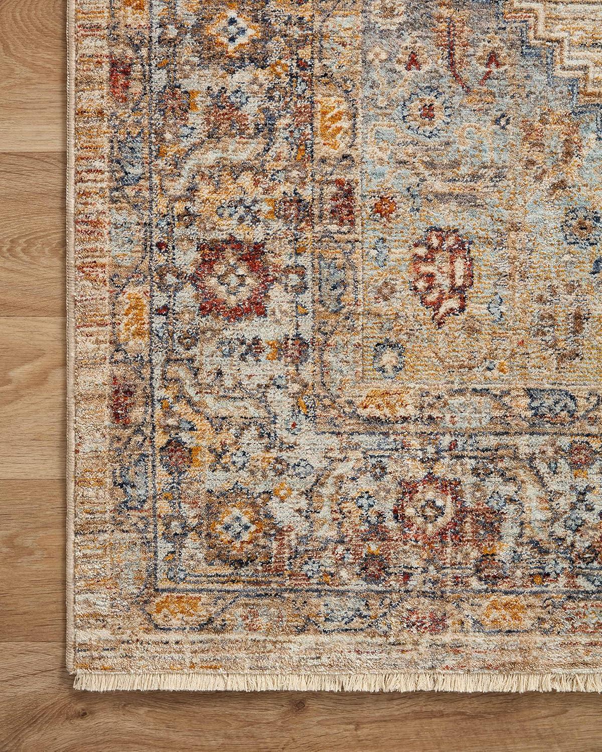 Loloi II Sorrento Multi / Sunset 7'-10" x 7'-10" Round Area Rug
