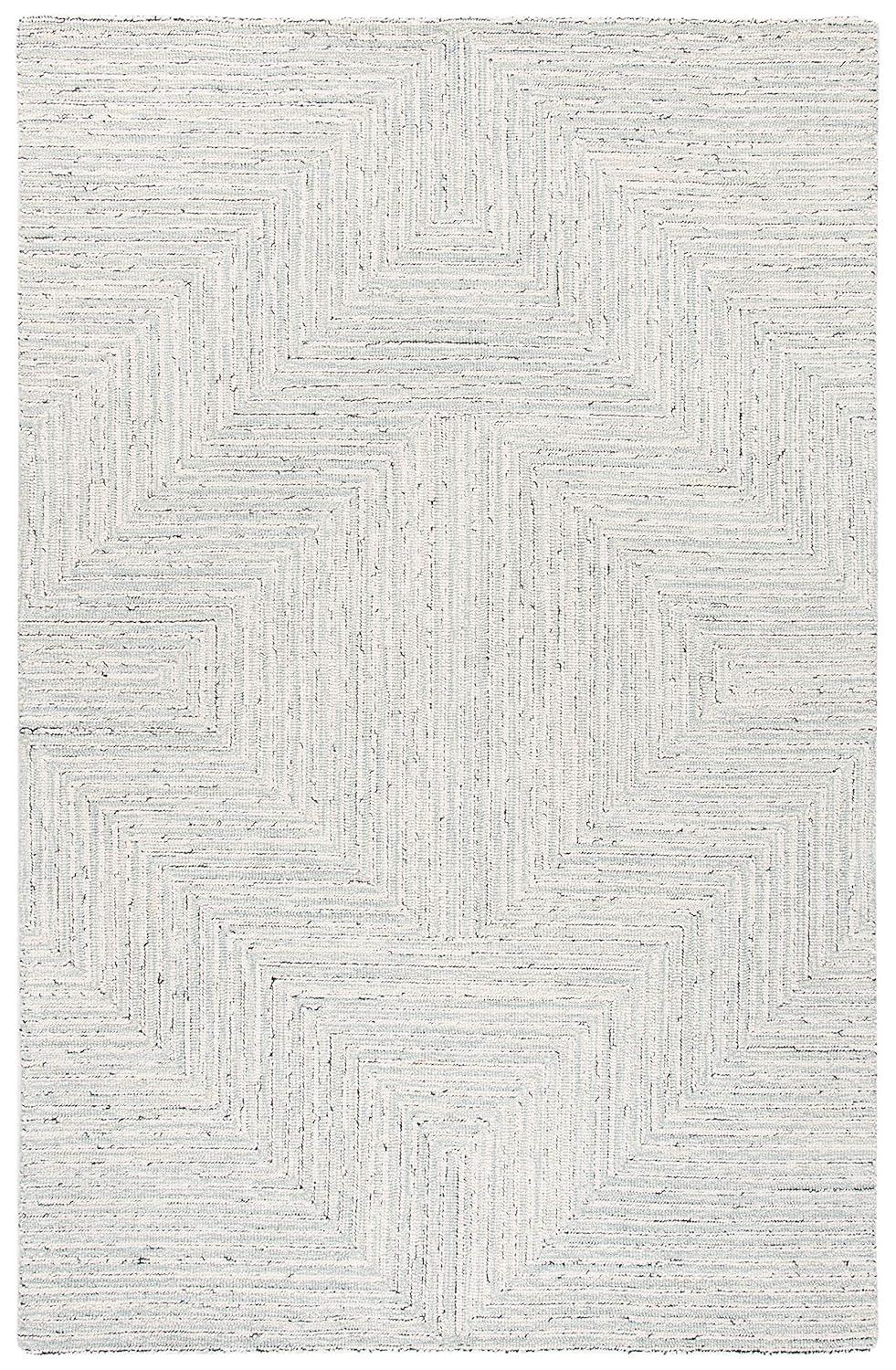 Micro-Loop MLP176 Hand Tufted Area Rug - Light Grey/Ivory - 5'x8' - Safavieh.