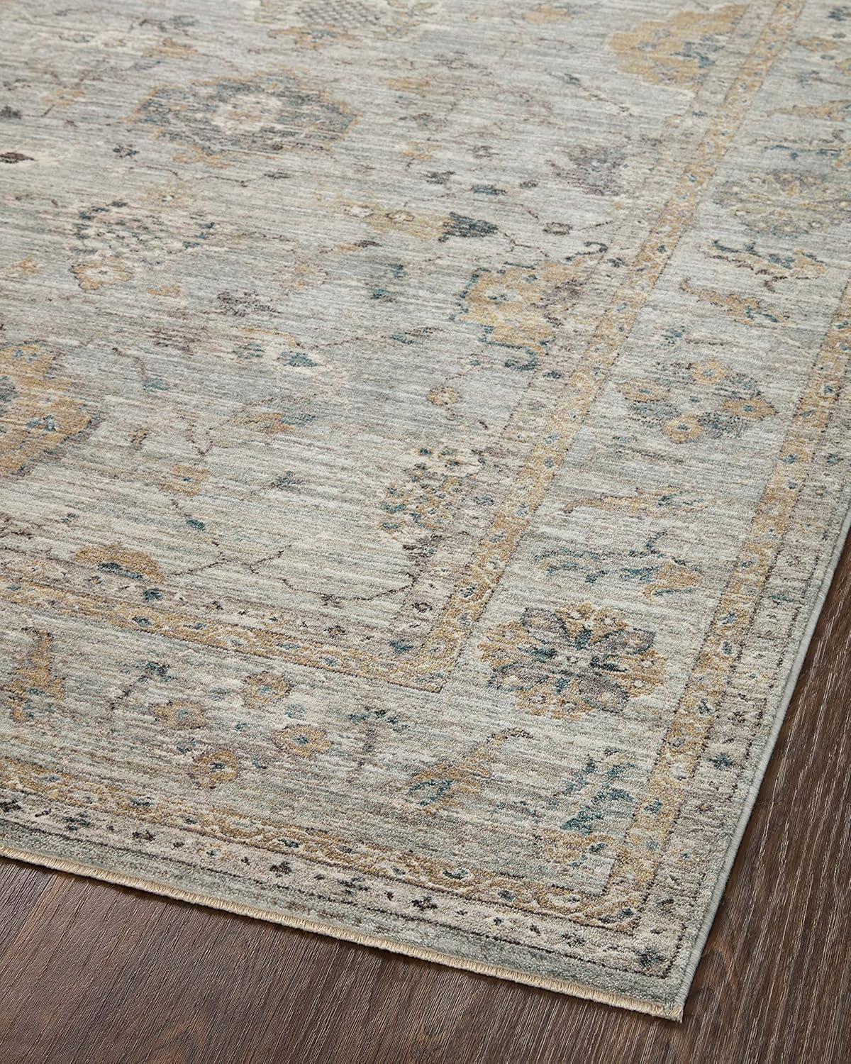 Magnolia Home by Joanna Gaines x Loloi Magnolia Home By Joanna Gaines X Loloi Millie Sky / Gold Area Rug
